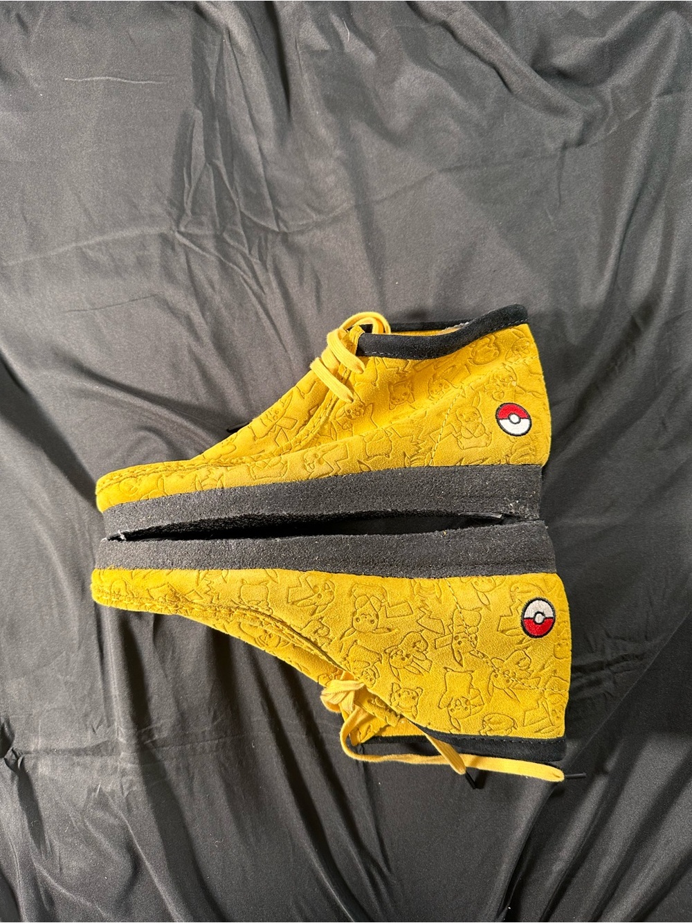 Clarks Originals x Pokémon Wallabee Boot Yellow Pikachu Suede Men's Size 12 2022
